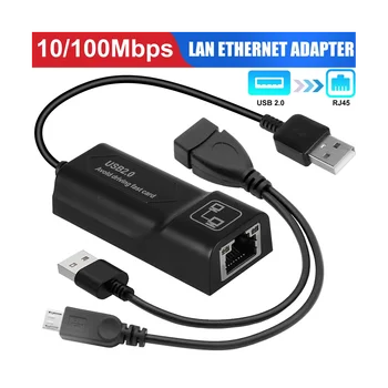 Адаптер сетевой карты USB 2.0 к RJ45 LAN Ethernet для AMAZON FIRE TV3 или STICK GEN 2 или 2 Stop Buffer