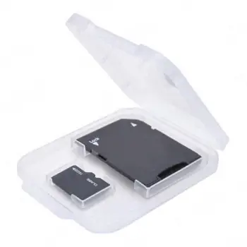 Новый 5 шт Прозрачный пластиковый чехол Для карт памяти SD TF Коробка для хранения Карт Защитный держатель