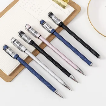 Металлические гелевые ручки для вывесок 0,5 мм черными чернилами для деловых канцелярских принадлежностей