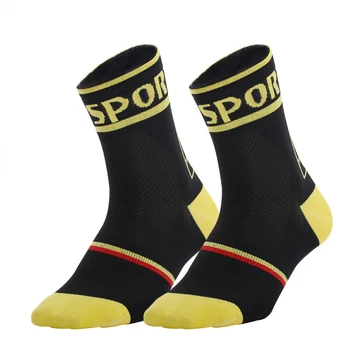 Спортивные Новые Велосипедные носки Высшего качества, профессиональные брендовые спортивные носки, Дышащие велосипедные носки для гонок на открытом воздухе, Большие Размеры Для мужчин И женщин