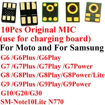 10 шт., Динамик с Микрофоном, Внутренний Чип Микрофона для Motorola G30 G20 G10 G6 G7 G8 G9 Plus Play Power Lite для Samsung Note 10 Lite Mic